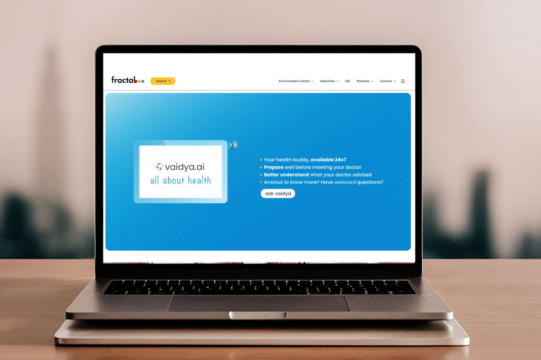 Fractal Launches Free AI Healthcare Assistant - vaidya.ai