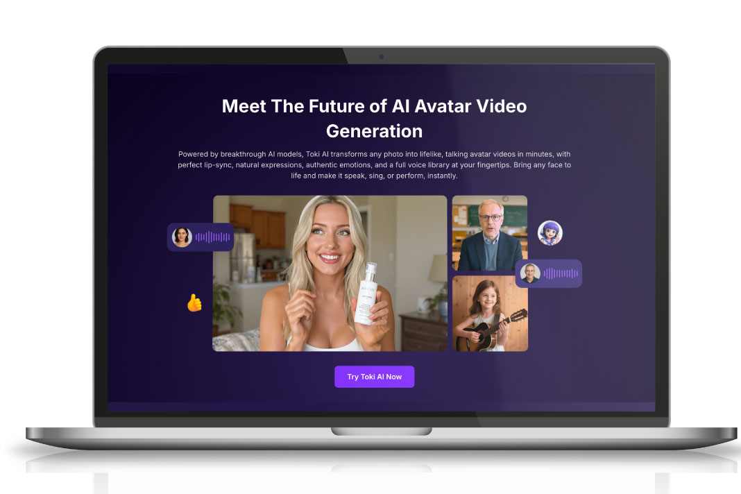 Toki AI Launches Instant Avatar Generator