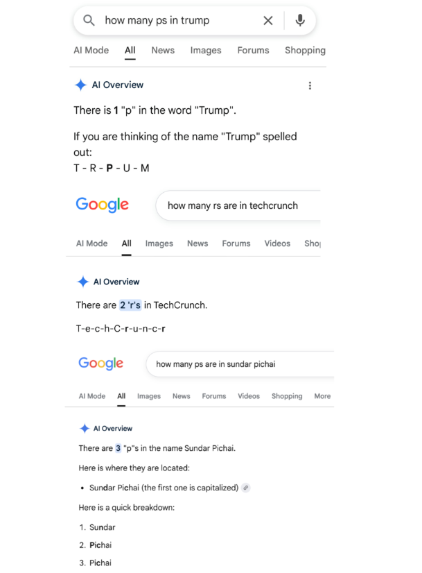 Google’s AI Can’t Spell.